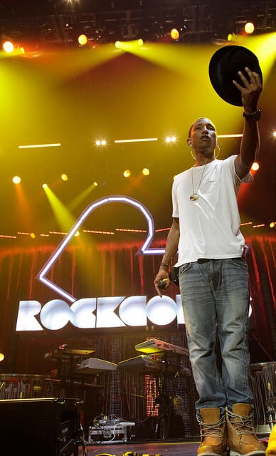 Pharrel Williams on Stage