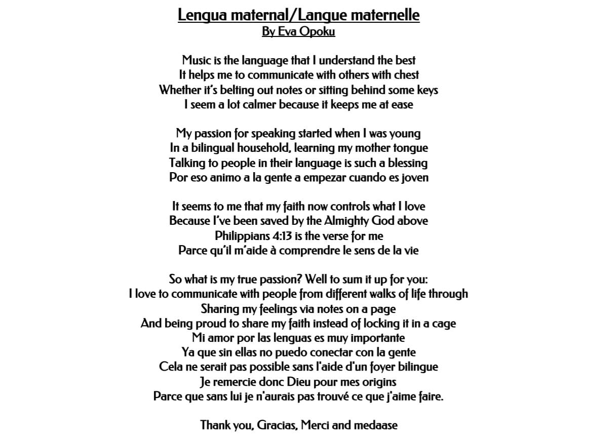 Poem by Eva Opoku